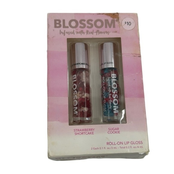 Blossom Flower Infused Roll-On Lip Gloss Duo - Picture 1 of 2